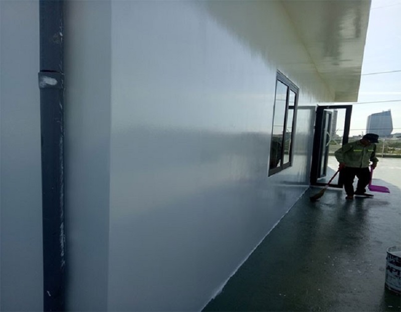 Quy trình thi công chống thấm tường ngoài trời