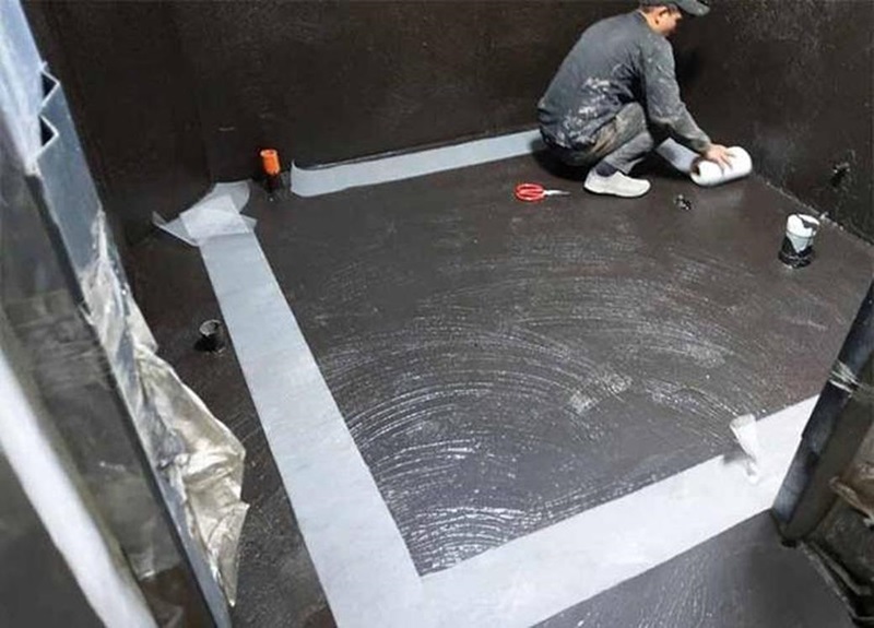 Quy trình chống thấm dán gạch 